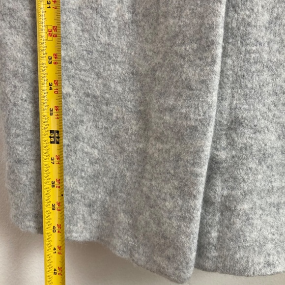 Vince collar cardigan coat with wool alpaca blend - Picture 6 of 8